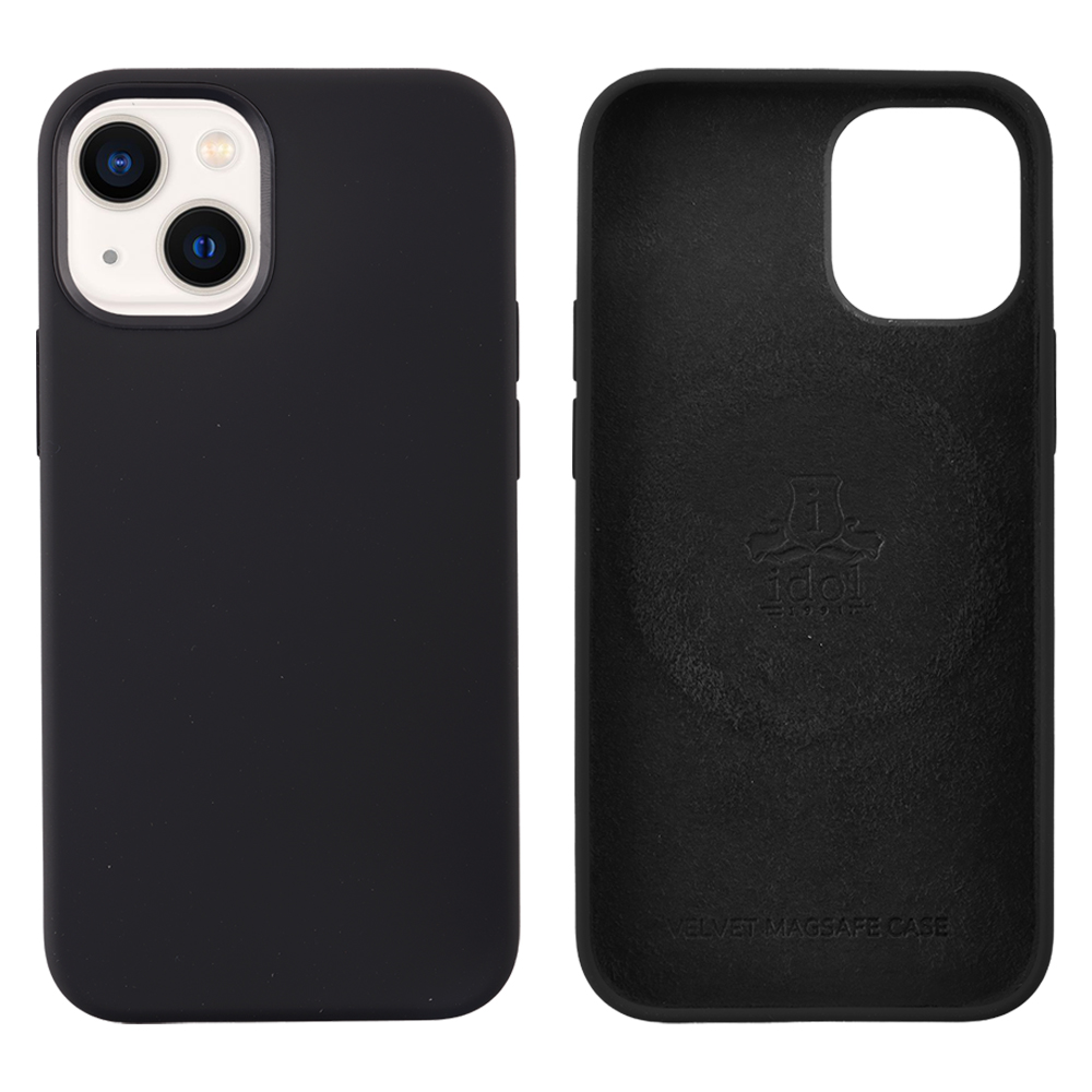 IDOL 1991 ΘΗΚΗ IPHONE 14 6.1" VELVET MAGSAFE TPU CAMERA GUARD BLACK