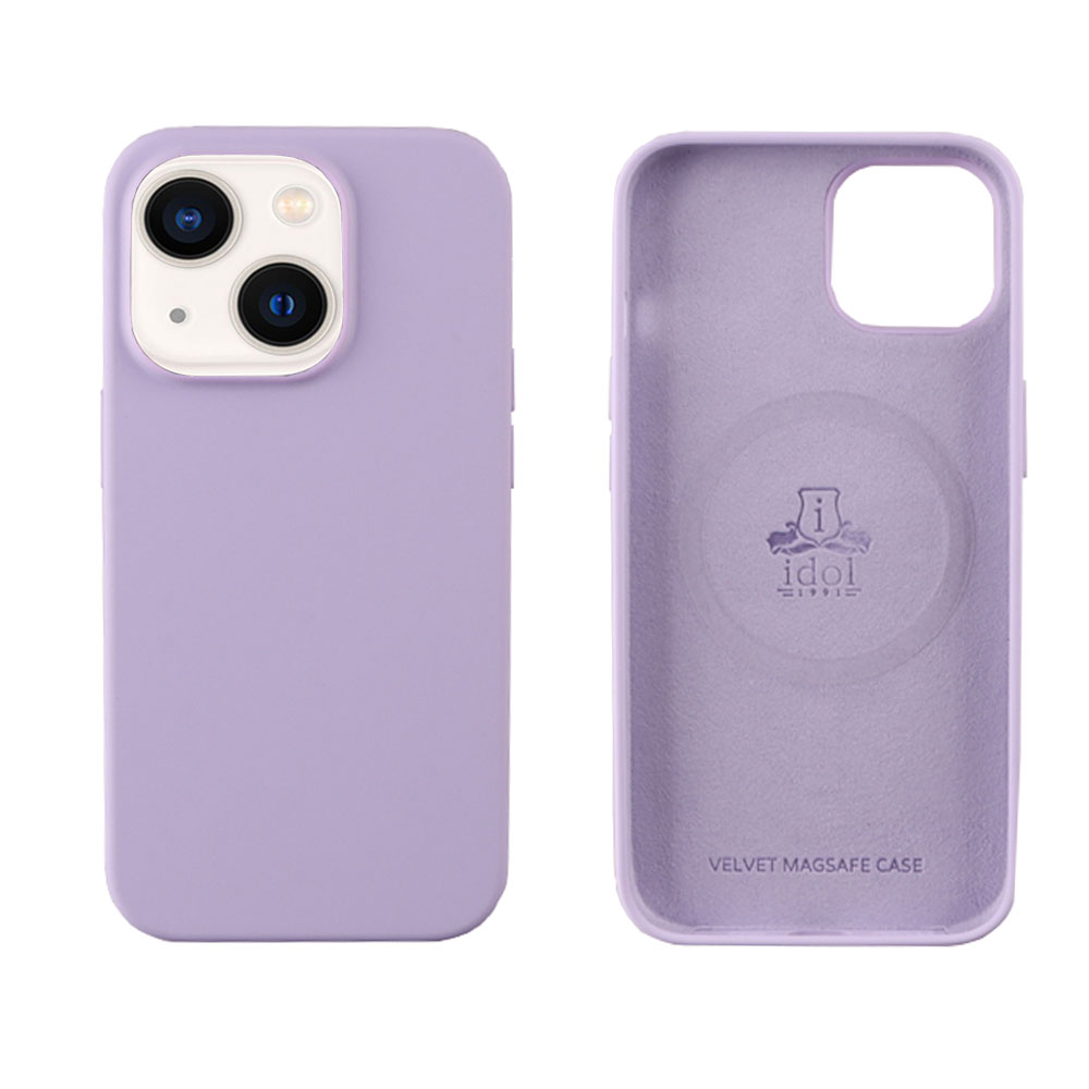 IDOL 1991 ΘΗΚΗ IPHONE 14 6.1" VELVET MAGSAFE TPU CAMERA GUARD LILAC