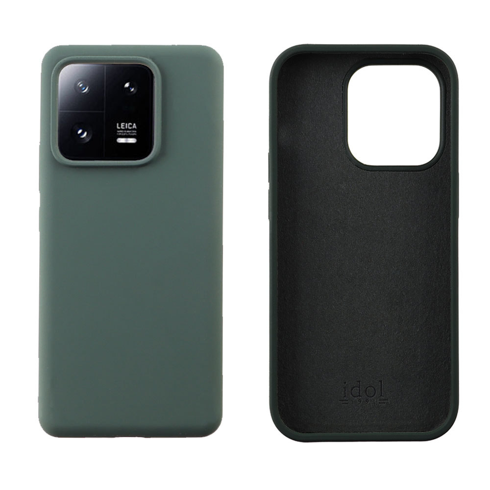 IDOL 1991 ΘΗΚΗ XIAOMI 13 PRO 5G 6.73" VELVET ELITE TPU 4 SIDE CAMERA GUARD DARK GREEN