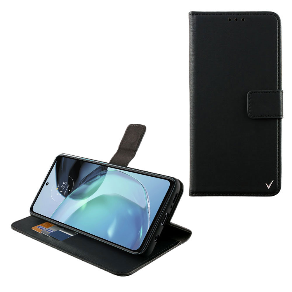 VOLTE-TEL ΘΗΚΗ MOTOROLA MOTO G72 6.6" ALLURE MAGNET BOOK STAND CLIP BLACK