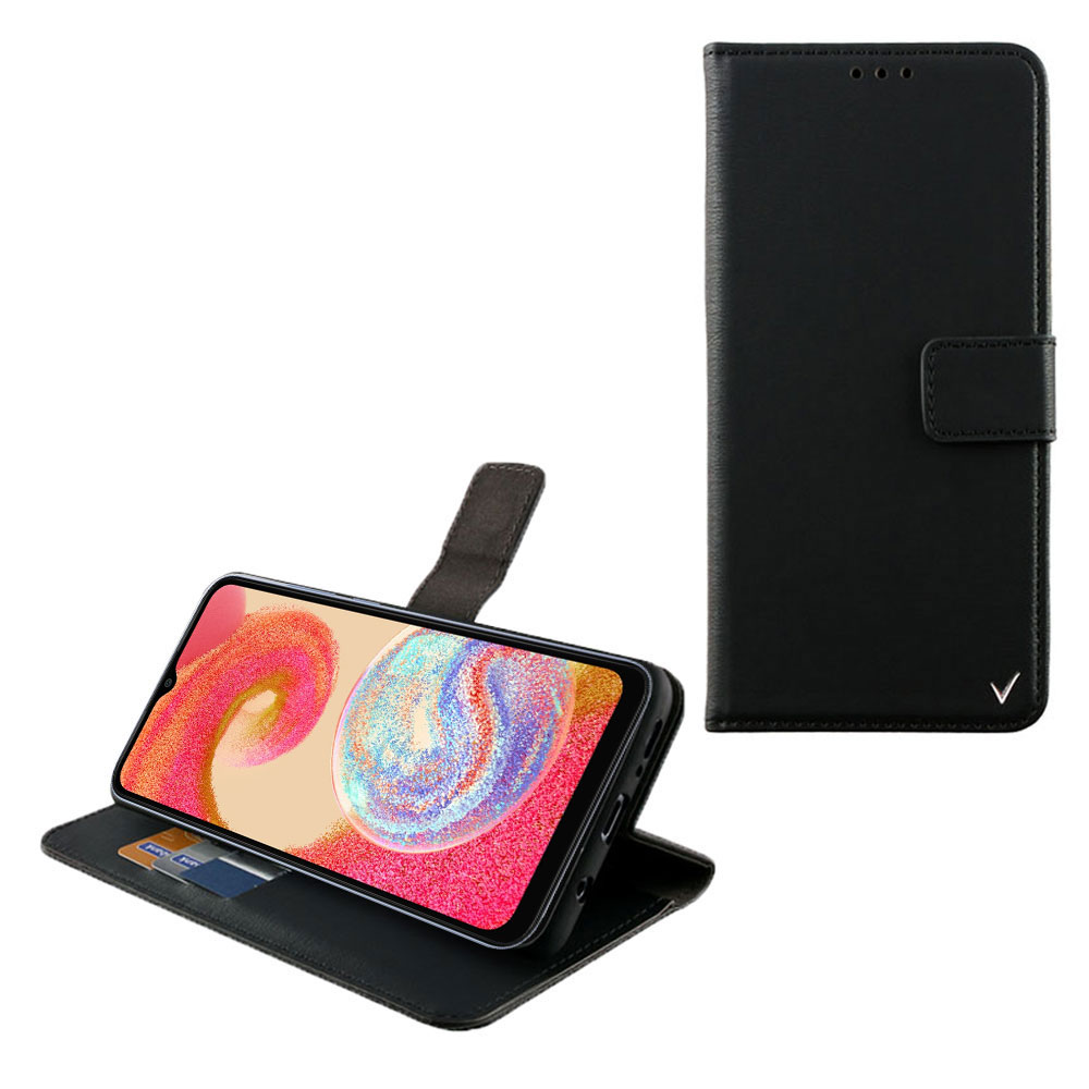 VOLTE-TEL ΘΗΚΗ SAMSUNG A04e A042 6.5" ALLURE MAGNET BOOK STAND CLIP BLACK