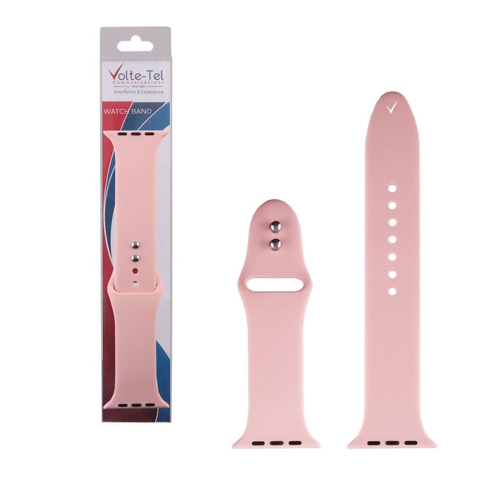 VOLTE-TEL ΛΟΥΡΑΚΙ ΡΟΛΟΓΙΟΥ ΣΙΛΙΚΟΝΗΣ APPLE WATCH 38/40/41/42mm ICONBAND PINK VT104