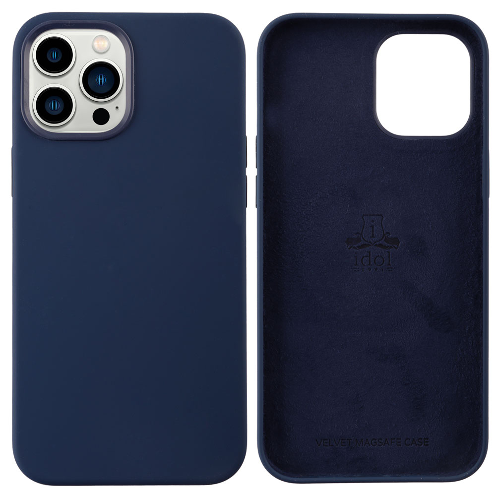 IDOL 1991 ΘΗΚΗ IPHONE 15 PRO MAX 6.7" VELVET MAGSAFE TPU CAMERA GUARD BLUE