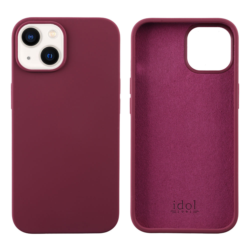 IDOL 1991 ΘΗΚΗ IPHONE 15 6.1" VELVET ELITE TPU 4 SIDE CAMERA GUARD BURGUNDY