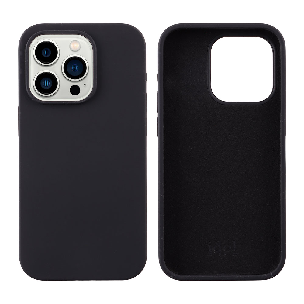 IDOL 1991 ΘΗΚΗ IPHONE 15 PRO 6.1" VELVET ELITE TPU 4 SIDE CAMERA GUARD BLACK