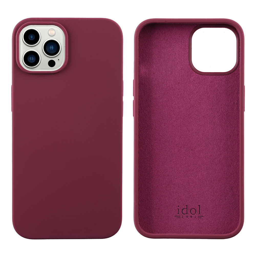 IDOL 1991 ΘΗΚΗ IPHONE 15 PRO 6.1" VELVET ELITE TPU 4 SIDE CAMERA GUARD BURGUNDY