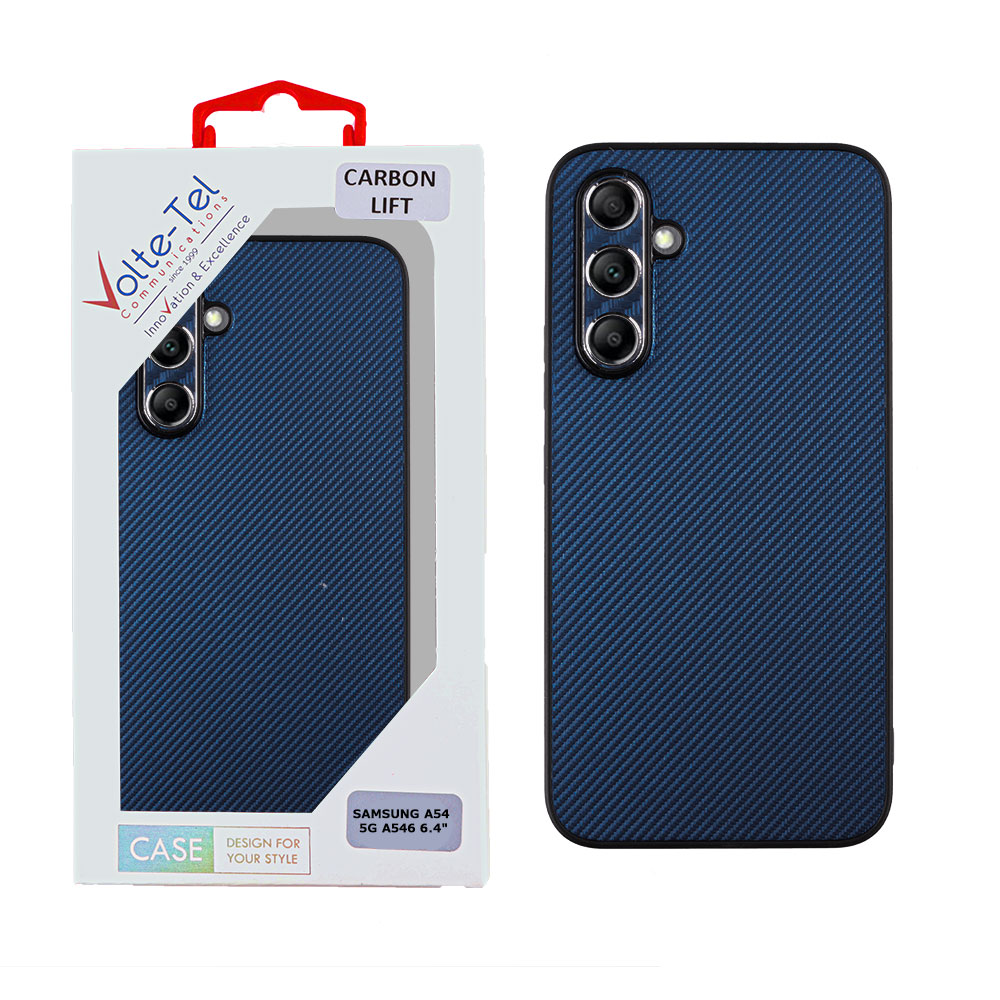 VOLTE-TEL ΘΗΚΗ SAMSUNG A54 5G A546 6.4" CARBON LIFT FULL CAMERA PROTECTION BLUE