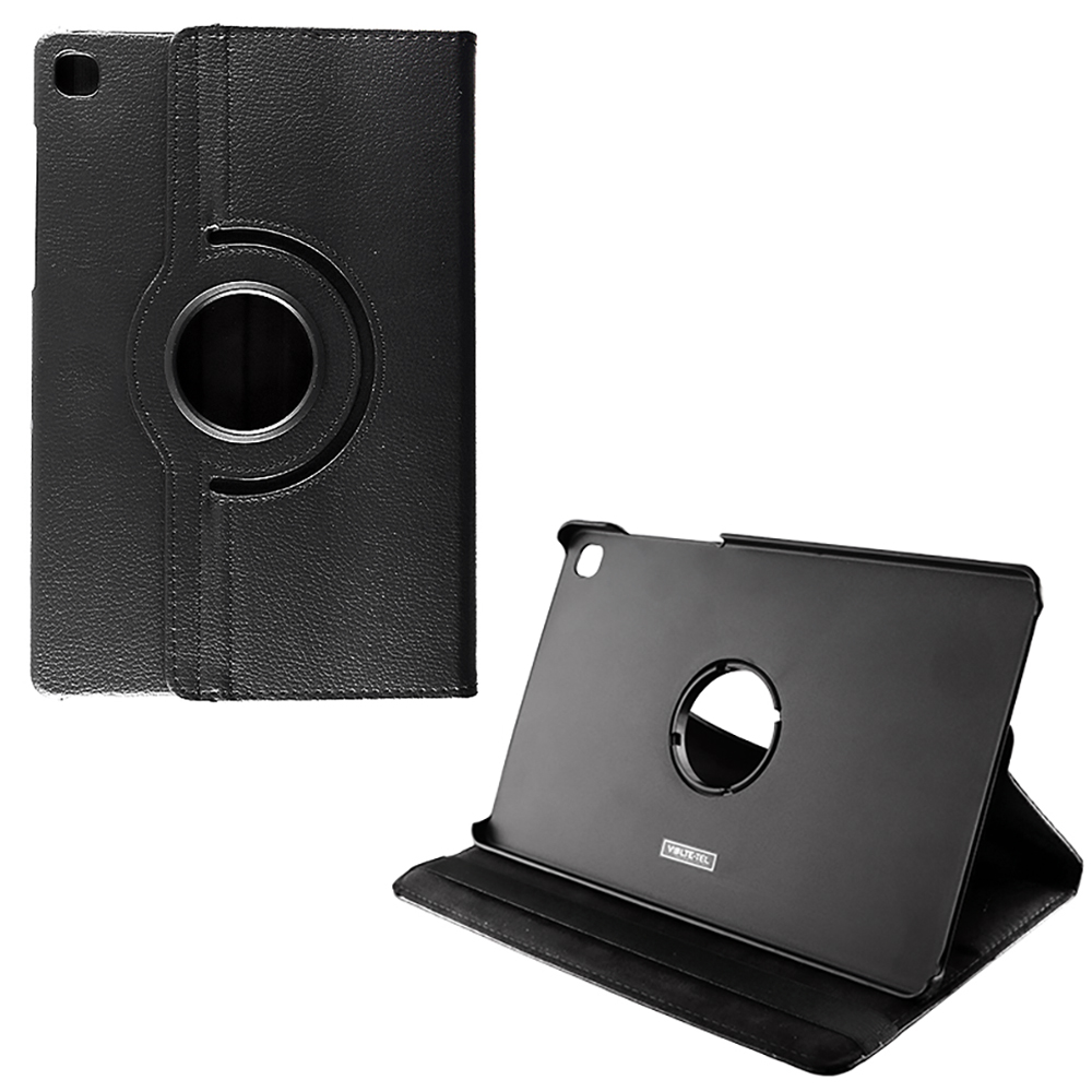 VOLTE-TEL ΘΗΚΗ SAMSUNG X110 TAB A9/X115 TAB A9 LTE 8.7" LEATHER BOOK ROTATING STAND BLACK