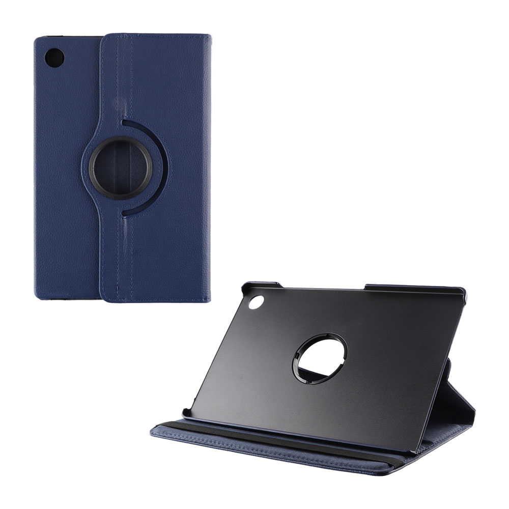 VOLTE-TEL ΘΗΚΗ SAMSUNG X110 TAB A9/X115 TAB A9 LTE 8.7" LEATHER BOOK ROTATING STAND BLUE