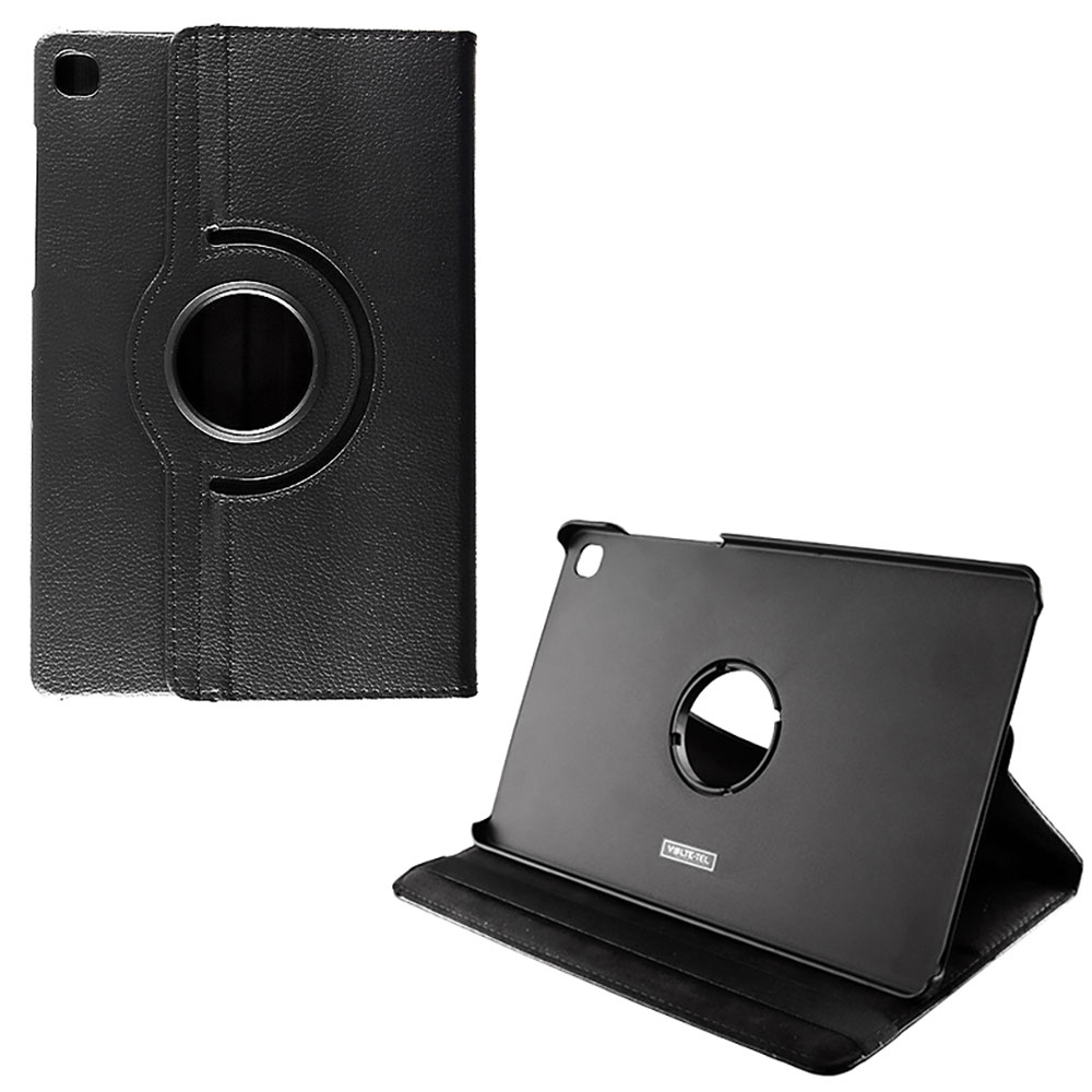 VOLTE-TEL ΘΗΚΗ SAMSUNG X210 TAB A9 PLUS/X215 TAB A9 PLUS LTE 11.0" LEATHER BOOK ROTATING STAND BLACK