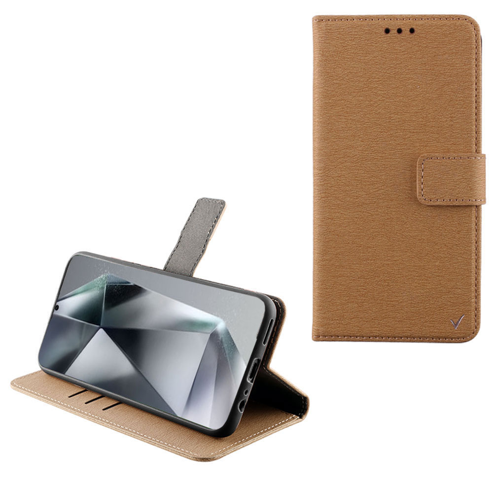 VOLTE-TEL ΘΗΚΗ SAMSUNG S24 ULTRA 5G S928 6.8" ALLURE MAGNET BOOK STAND CLIP GOLD