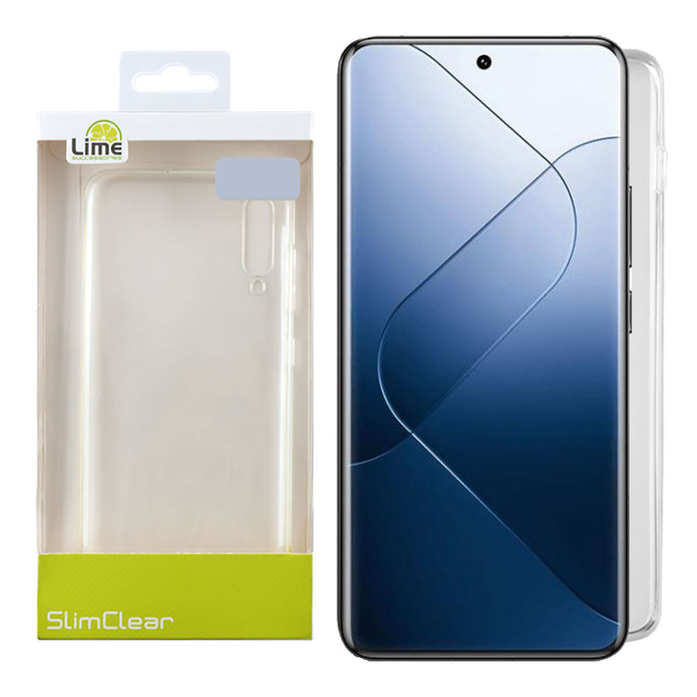 LIME ΘΗΚΗ XIAOMI 14 5G 6.36" SLIMCLEAR TPU CAMERA GUARD ΔΙΑΦΑΝΗ