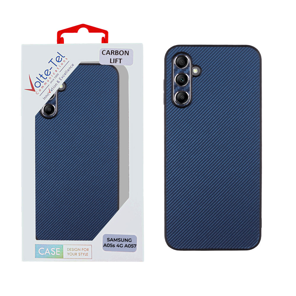 VOLTE-TEL ΘΗΚΗ SAMSUNG A05s 4G A057 6.7" CARBON LIFT FULL CAMERA PROTECTION BLUE