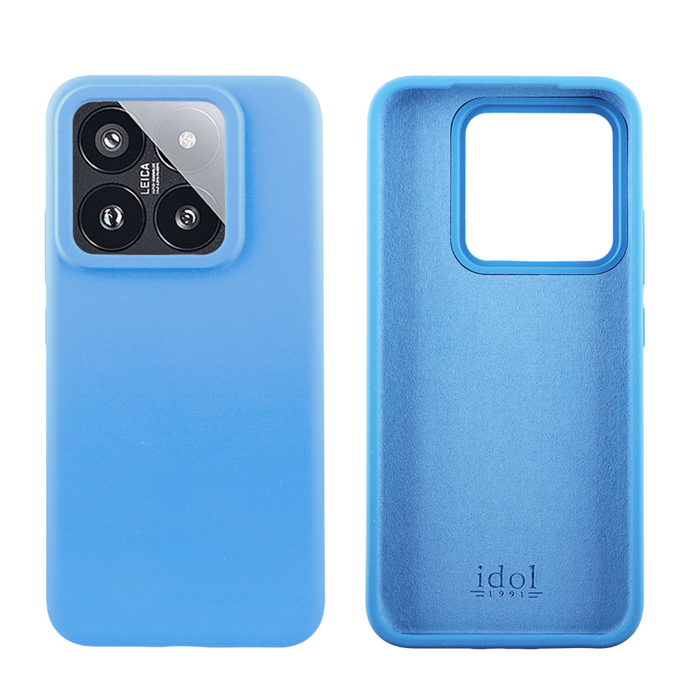 IDOL 1991 ΘΗΚΗ XIAOMI 14 5G 6.36" VELVET ELITE TPU 4 SIDE CAMERA GUARD WINTER BLUE