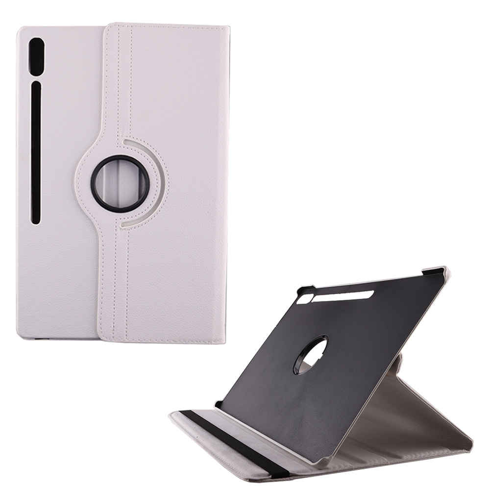 VOLTE-TEL ΘΗΚΗ SAMSUNG X910 TAB S9 ULTRA/X916 TAB S9 ULTRA 5G 14.6" LEATHER BOOK ROTATING STAND WHITE