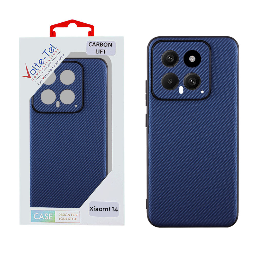 VOLTE-TEL ΘΗΚΗ XIAOMI 14 5G 6.36" CARBON LIFT FULL CAMERA PROTECTION BLUE