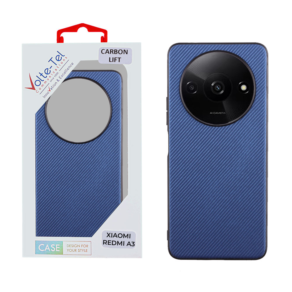 VOLTE-TEL ΘΗΚΗ XIAOMI REDMI A3 4G 6.71" CARBON LIFT FULL CAMERA PROTECTION BLUE