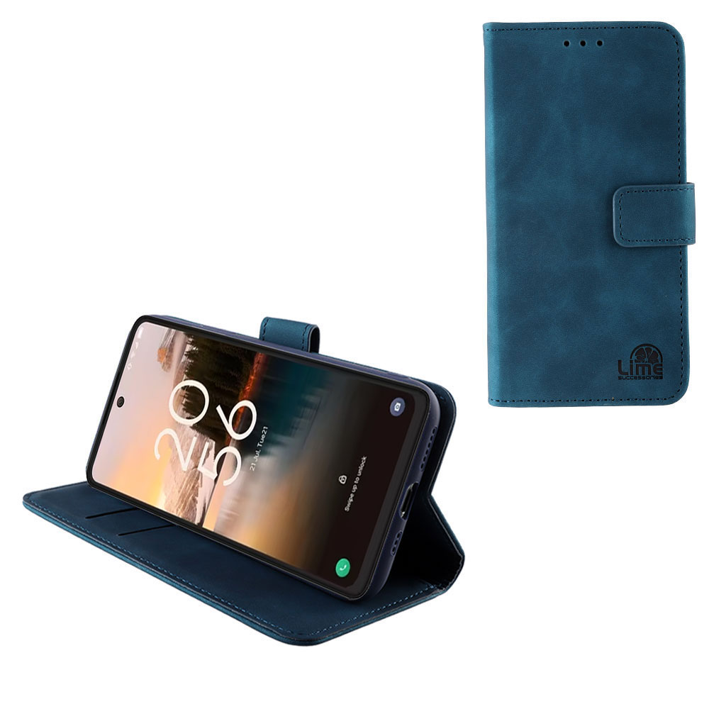 LIME ΘΗΚΗ TCL 40 NXTPAPER 5G T771K3 6,6" ESSENTIAL MAGNET BOOK STAND CLIP DARK BLUE