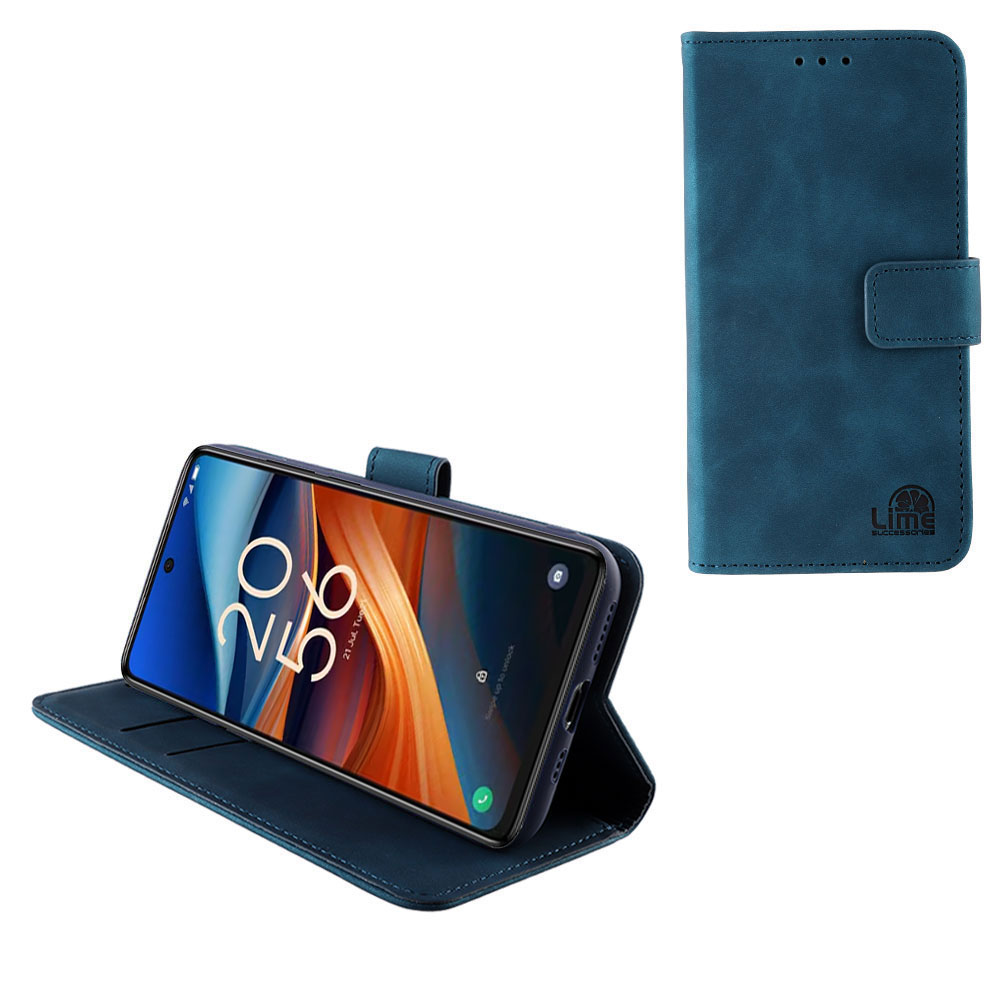 LIME ΘΗΚΗ TCL 50 SE 6.78" ESSENTIAL MAGNET BOOK STAND CLIP DARK BLUE