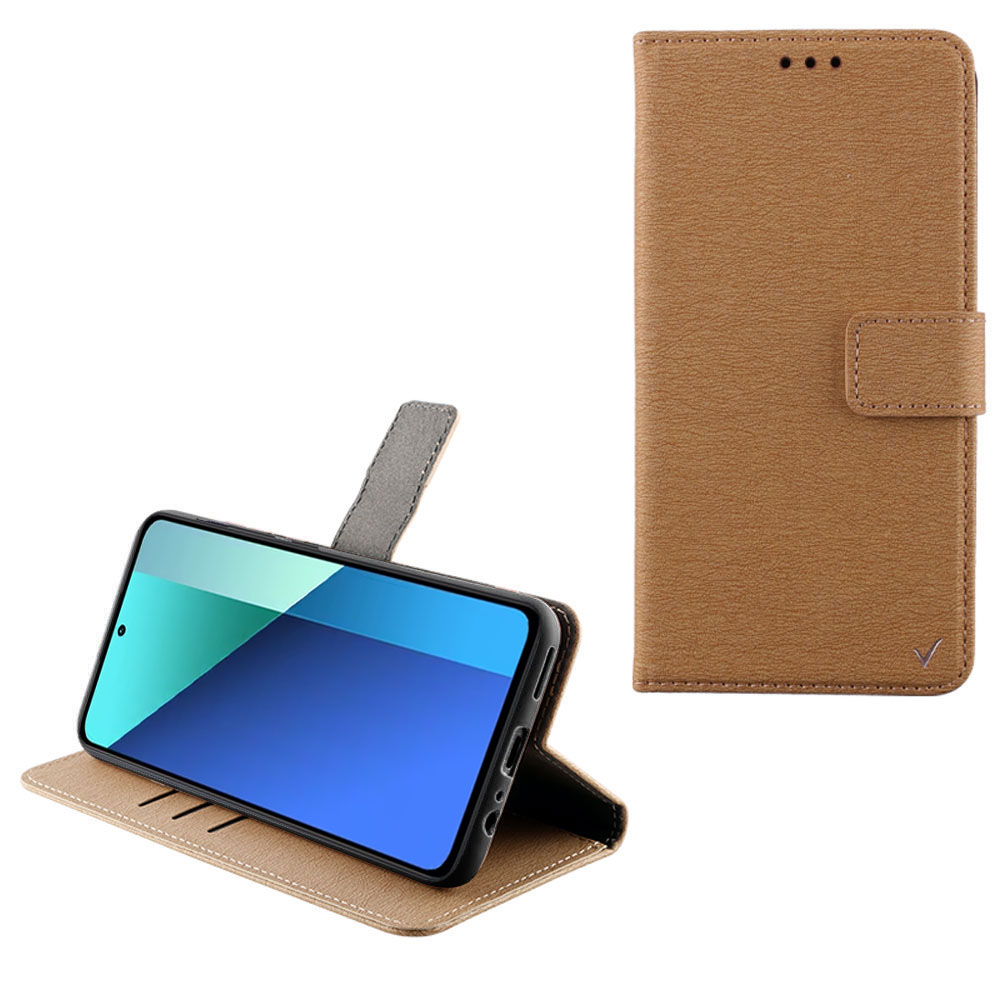 VOLTE-TEL ΘΗΚΗ XIAOMI REDMI NOTE 13 4G 6.67" ALLURE MAGNET BOOK STAND CLIP GOLD