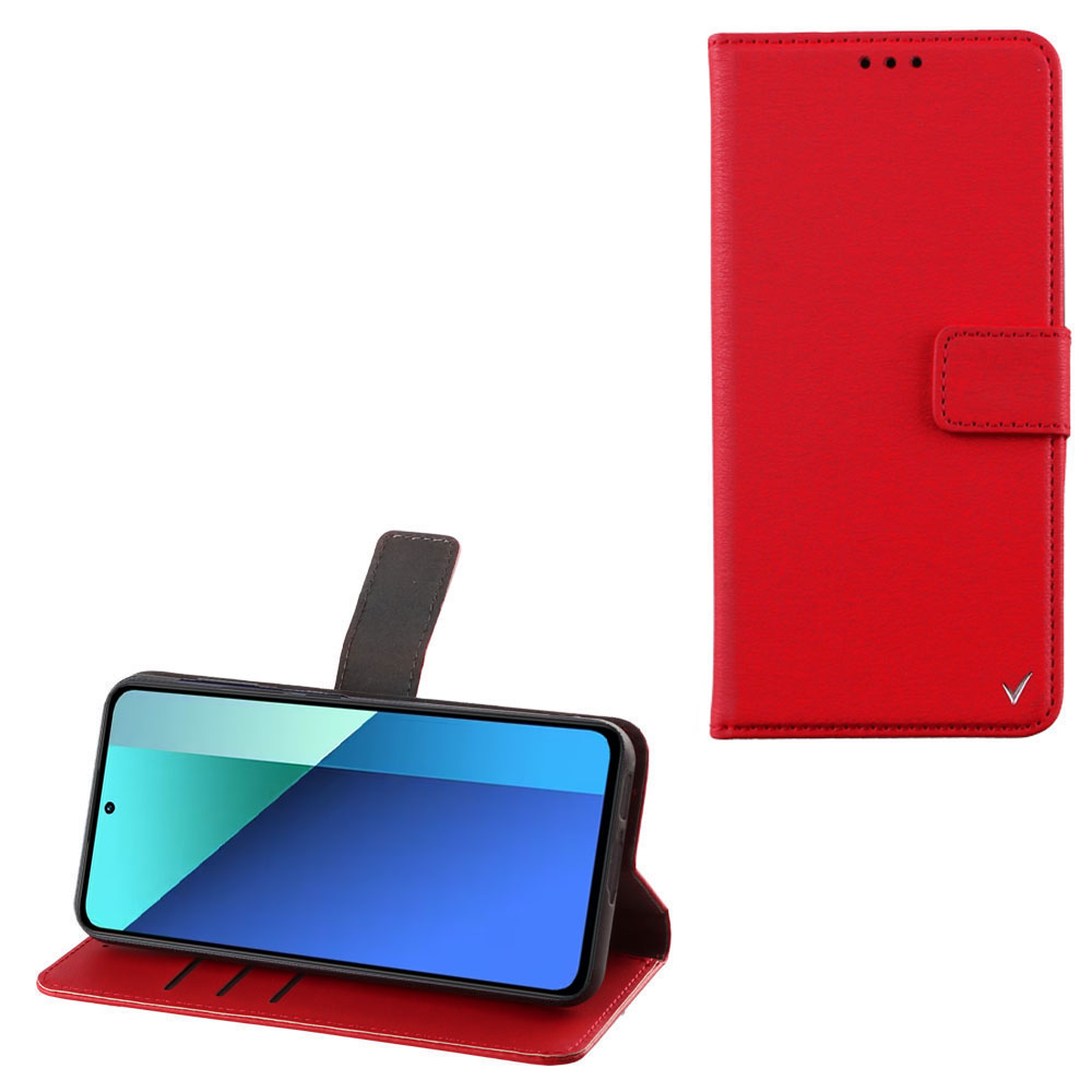 VOLTE-TEL ΘΗΚΗ XIAOMI REDMI NOTE 13 4G 6.67" ALLURE MAGNET BOOK STAND CLIP RED