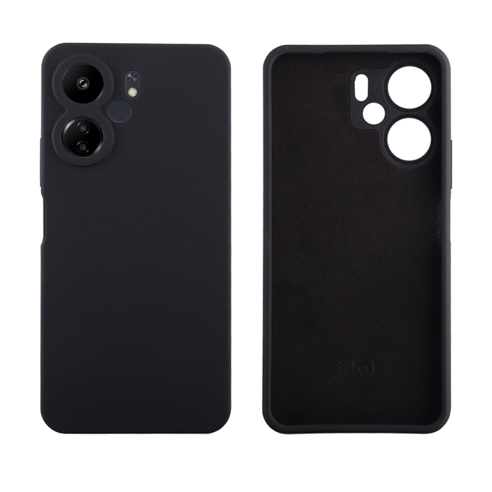 IDOL 1991 ΘΗΚΗ XIAOMI REDMI 13C 4G/5G 6.74" VELVET ELITE TPU 4 SIDE FULL CAMERA PROTECTION BLACK