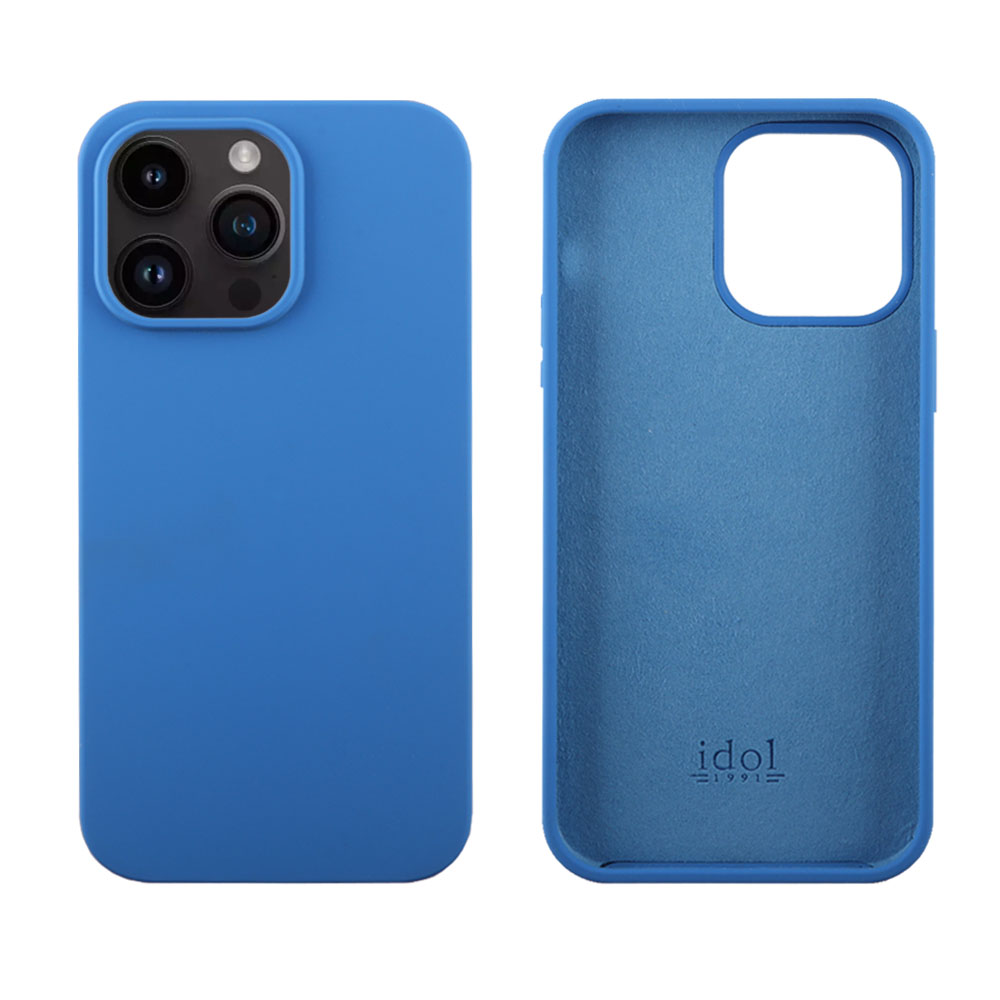 IDOL 1991 ΘΗΚΗ IPHONE 14 PRO MAX 6.7" VELVET ELITE TPU 4 SIDE CAMERA GUARD WINTER BLUE