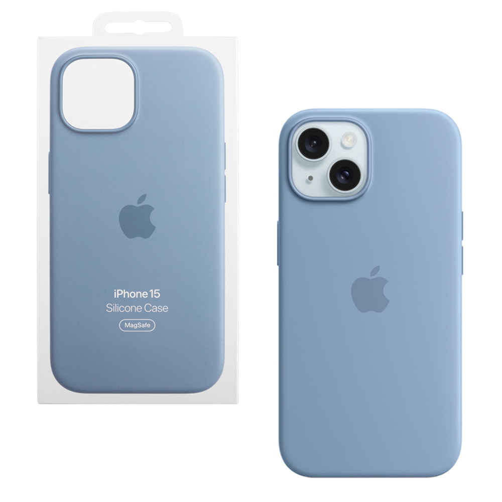 ΘΗΚΗ IPHONE 15 MT0Y3ZM/A SILICONE MAGSAFE COVER WINTER BLUE PACKING OR