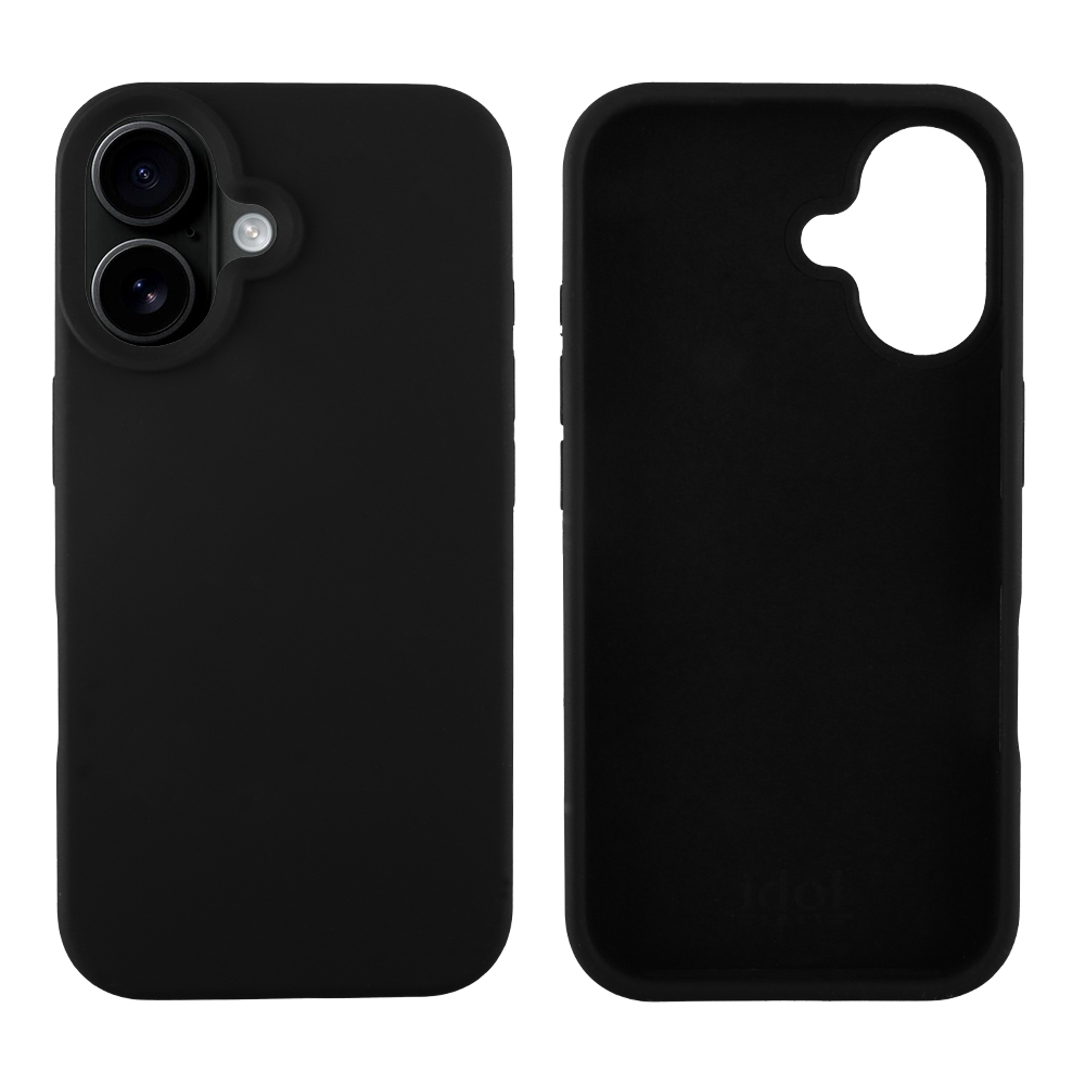 IDOL 1991 ΘΗΚΗ IPHONE 16 6.1" VELVET ELITE TPU 4 SIDE CAMERA GUARD BLACK