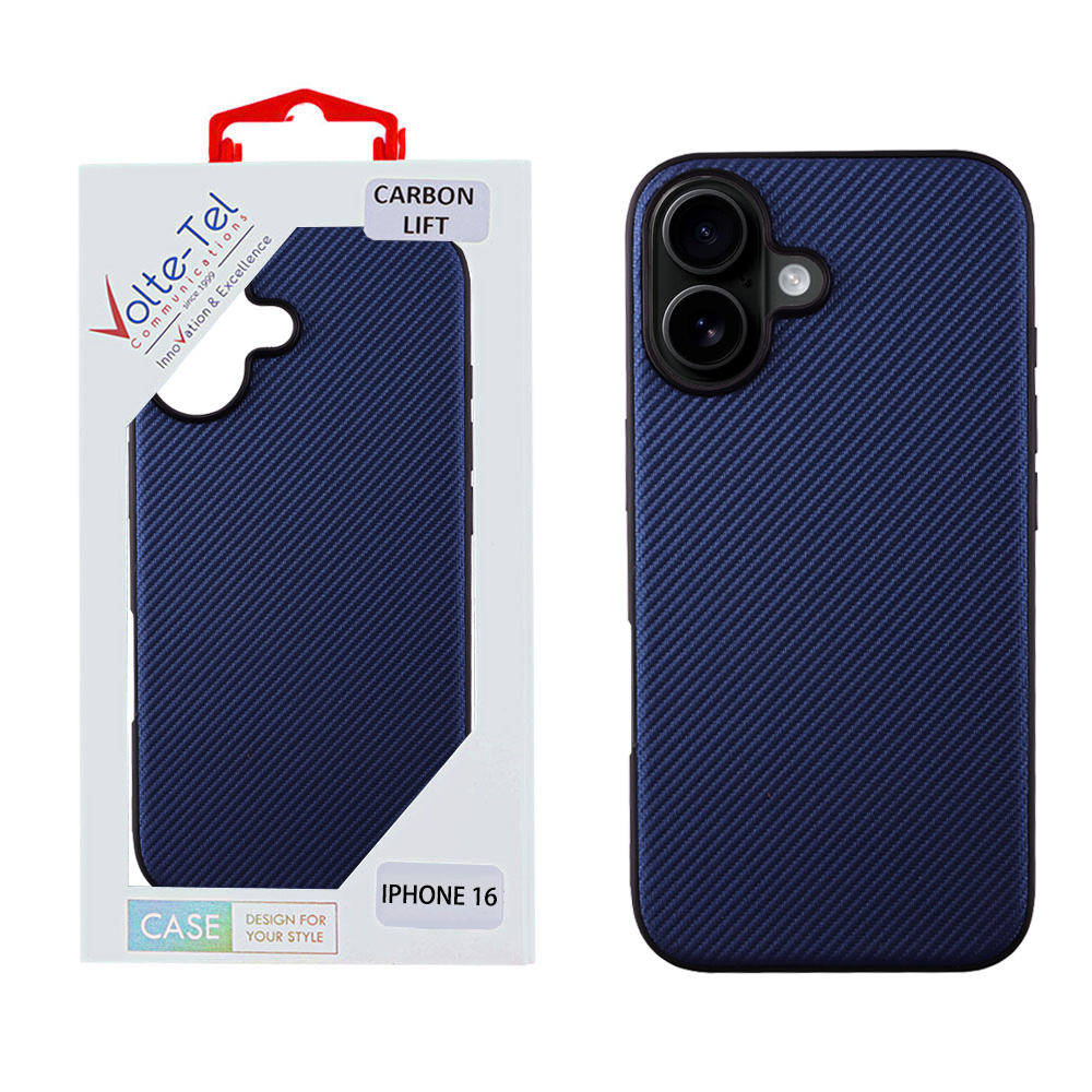 VOLTE-TEL ΘΗΚΗ IPHONE 16 6.1" CARBON LIFT CAMERA GUARD BLUE