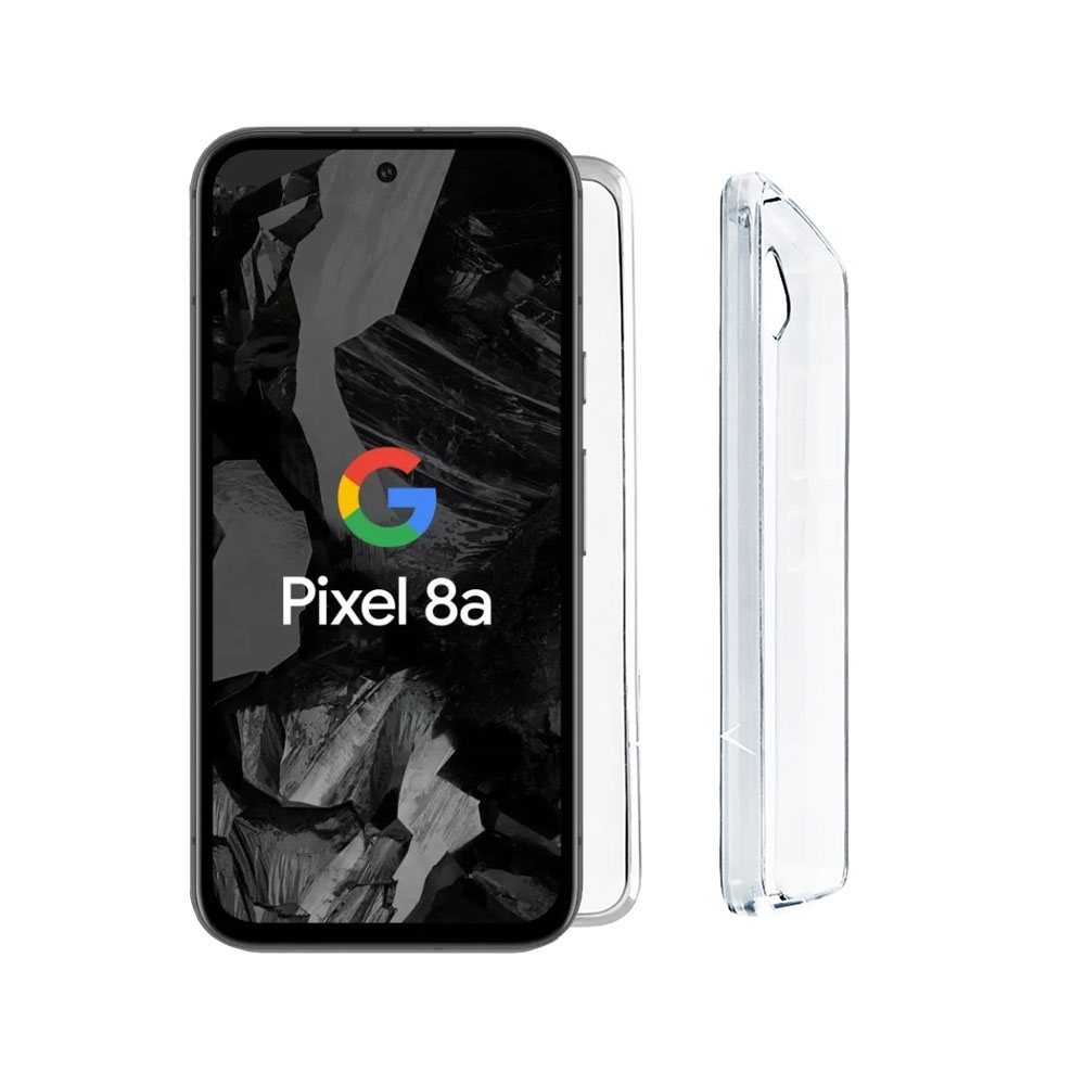 VOLTE-TEL ΘΗΚΗ GOOGLE PIXEL 8A 6.1" SLIMCOLOR AIR TPU FULL CAMERA PROTECTION ΔΙΑΦΑΝΗ