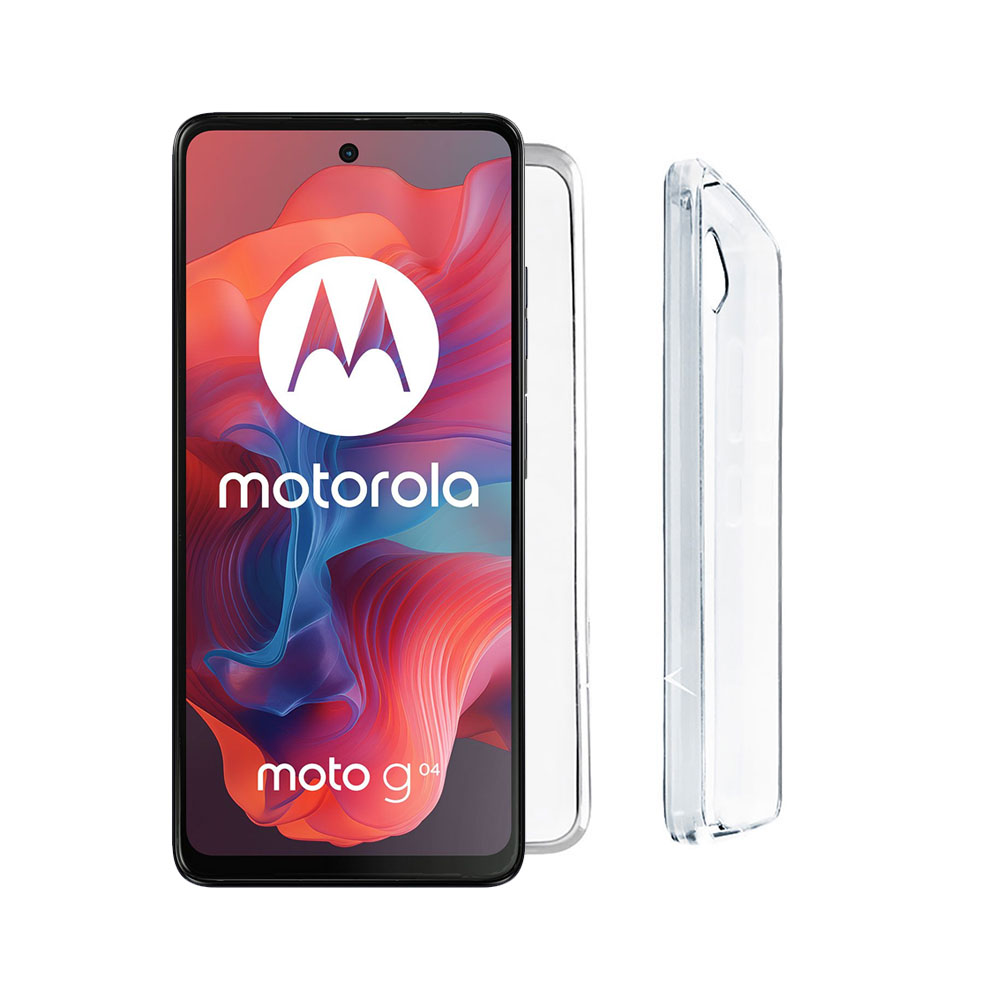 VOLTE-TEL ΘΗΚΗ MOTOROLA MOTO G04 XT2421-3/ MOTO G24 XT2423-3 6,56" SLIMCOLOR AIR TPU CAMERA GUARD ΔΙΑΦΑΝΗ