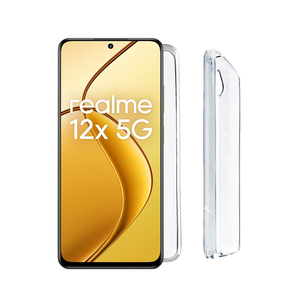 VOLTE-TEL ΘΗΚΗ REALME 12X 5G 6.67" SLIMCOLOR AIR TPU FULL CAMERA PROTECTION ΔΙΑΦΑΝΗ