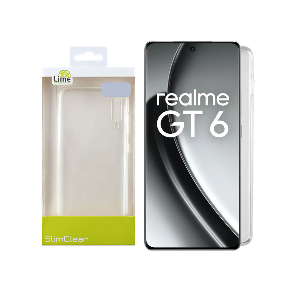 LIME ΘΗΚΗ REALME GT 6 5G 6.78" SLIMCLEAR TPU FULL CAMERA PROTECTION ΔΙΑΦΑΝΗ