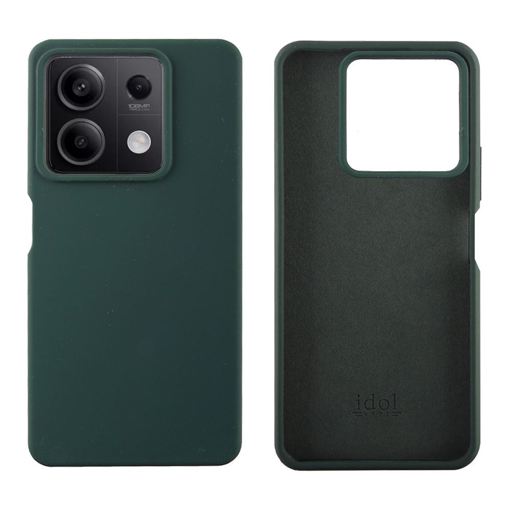 IDOL 1991 ΘΗΚΗ XIAOMI REDMI NOTE 13 5G 6.67" VELVET ELITE TPU 4 SIDE CAMERA GUARD DARK GREEN