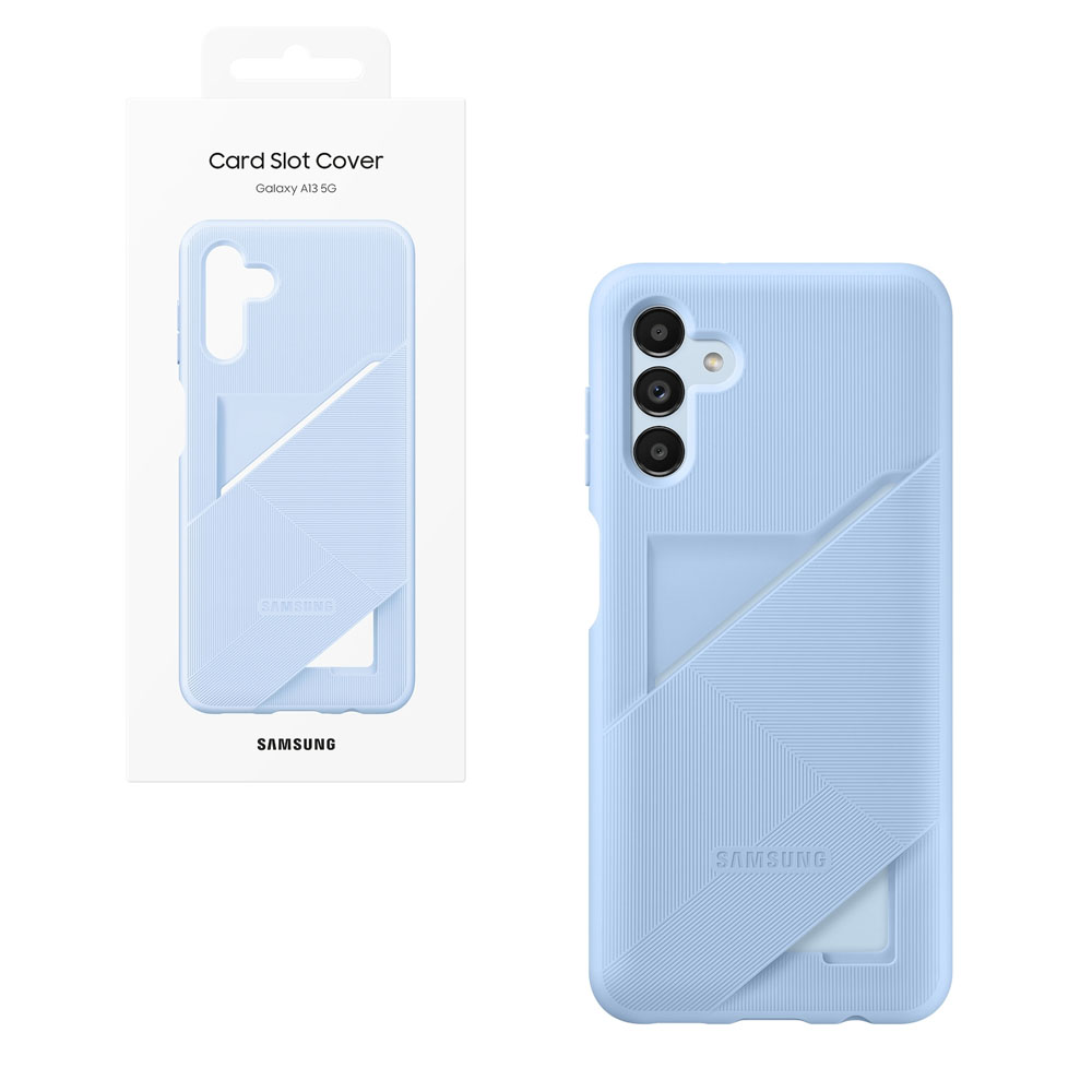 ΘΗΚΗ SAMSUNG A13 5G A136 6.5" CARD SLOT COVER EF-OA136TLEGWW ARCTIC BLUE PACKING OR