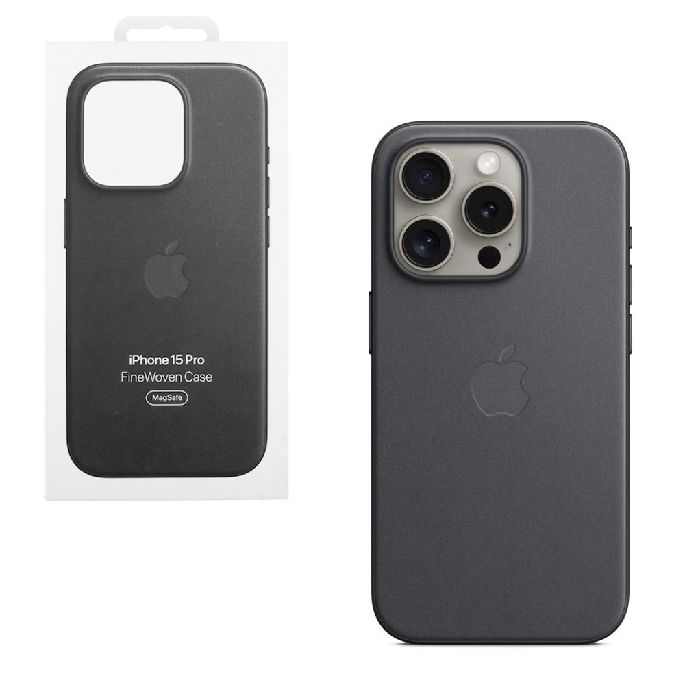 ΘΗΚΗ IPHONE 15 PRO MT4H3ZM/A FINEWOVEN MAGSAFE BACK COVER BLACK PACKING OR