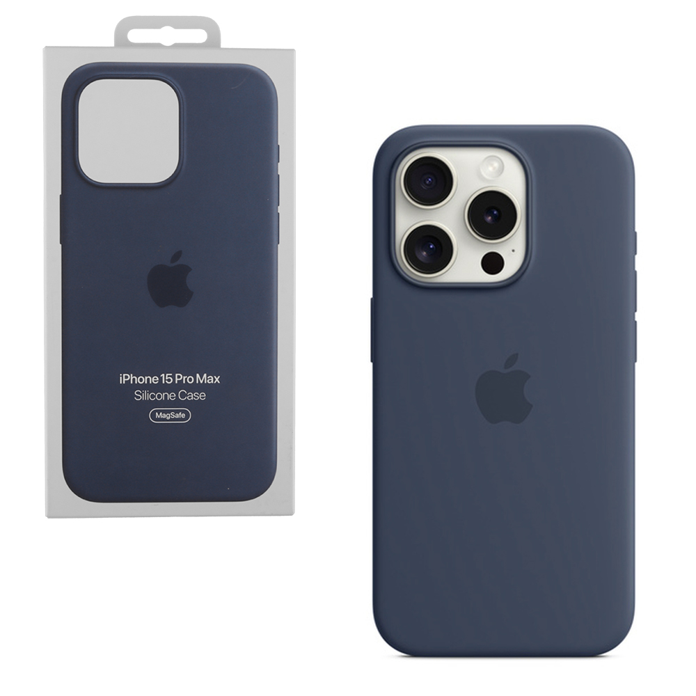 ΘΗΚΗ IPHONE 15 PRO MAX MT1P3ZM/A SILICONE MAGSAFE COVER STORM BLUE PACKING OR