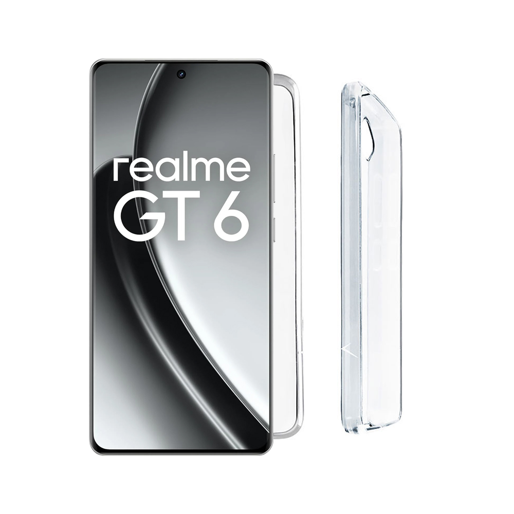 VOLTE-TEL ΘΗΚΗ REALME GT 6/6T 5G 6.78" SLIMCOLOR AIR TPU FULL CAMERA PROTECTION ΔΙΑΦΑΝΗ