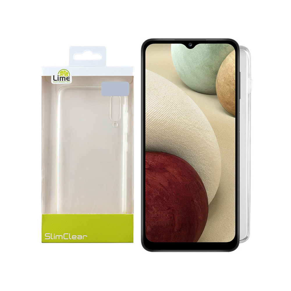 LIME ΘΗΚΗ SAMSUNG A12 A125/A12 NACHO A127 6.5" SLIMCLEAR TPU CAMERA GUARD ΔΙΑΦΑΝΗ