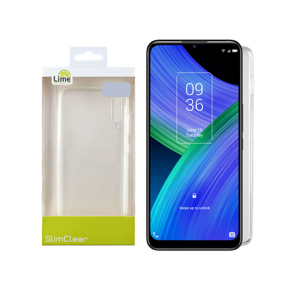 LIME ΘΗΚΗ TCL 20R 5G 6.52" SLIMCLEAR TPU CAMERA GUARD ΔΙΑΦΑΝΗ