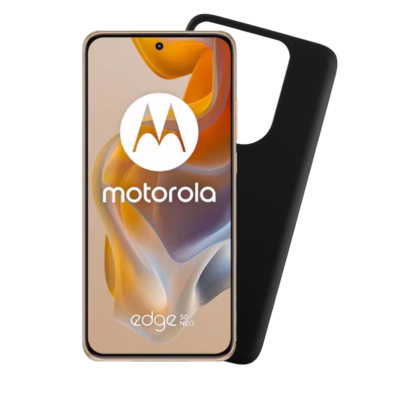 VOLTE-TEL ΘΗΚΗ MOTOROLA MOTO EDGE 50 NEO 5G 6.4" SILICON TPU CAMERA GUARD BLACK