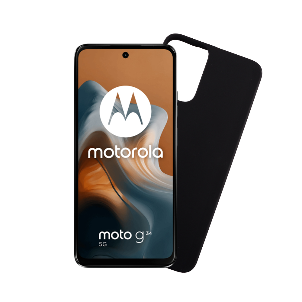 VOLTE-TEL ΘΗΚΗ MOTOROLA MOTO G34 5G XT2363-3 6.5" SILICON TPU BLACK