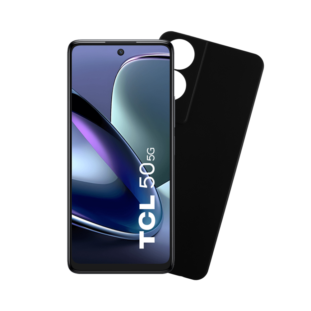 VOLTE-TEL ΘΗΚΗ TCL 50 5G 6.6" SILICON TPU FULL CAMERA PROTECTION BLACK