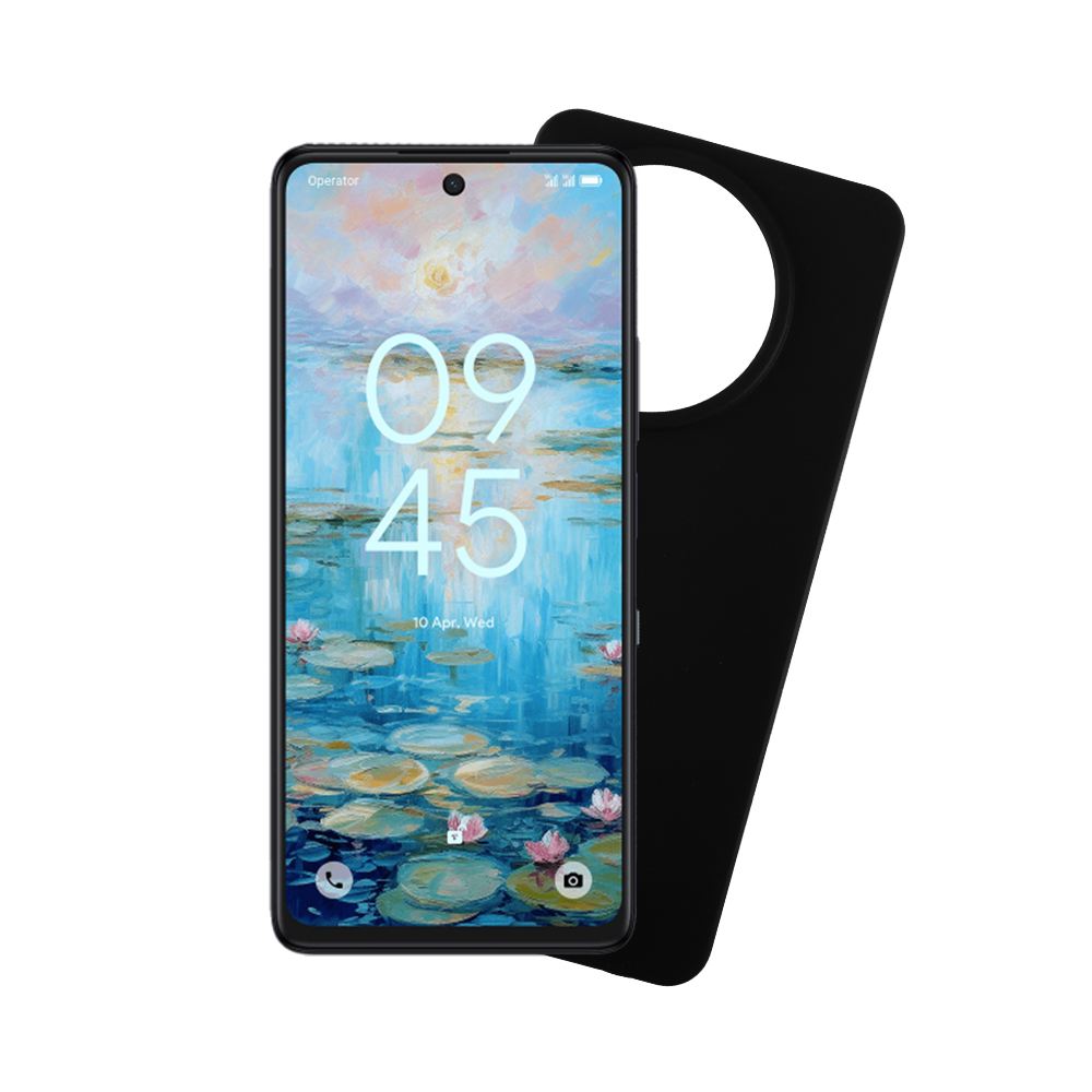 VOLTE-TEL ΘΗΚΗ TCL 50 NXTPAPER/50 PRO NXTPAPER 5G 6.8" SILICON TPU CAMERA GUARD BLACK