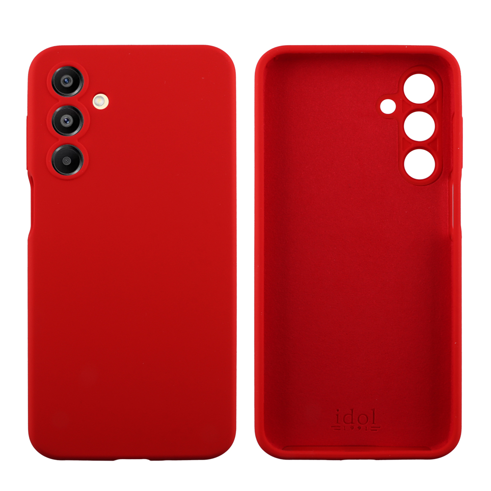 IDOL 1991 ΘΗΚΗ SAMSUNG A16 4G A165/A16 5G A166 6.7" VELVET ELITE TPU 4 SIDE FULL CAMERA PROTECTION RED