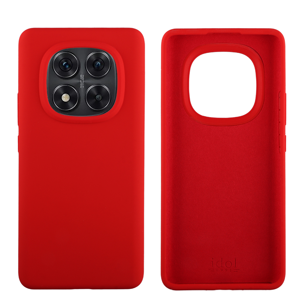 IDOL 1991 ΘΗΚΗ XIAOMI REDMI NOTE 14 PRO 5G/POCO X7 6.67" VELVET ELITE TPU 4 SIDE CAMERA GUARD RED