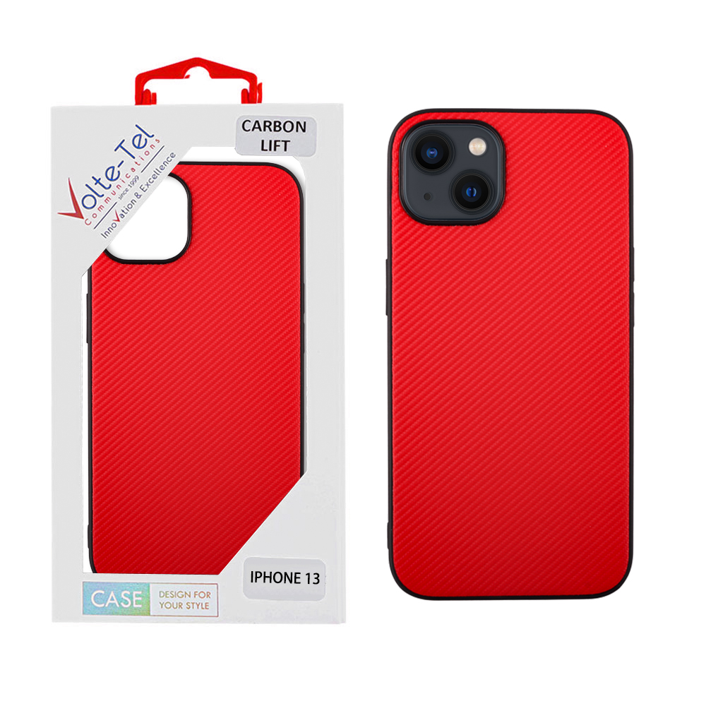 VOLTE-TEL ΘΗΚΗ IPHONE 13 6.1" CARBON LIFT CAMERA GUARD RED