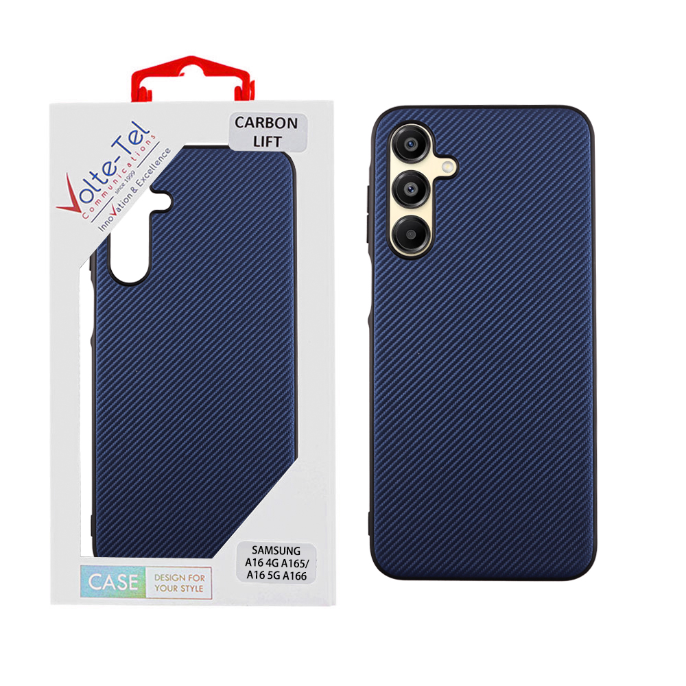 VOLTE-TEL ΘΗΚΗ SAMSUNG A16 4G A165/A16 5G A166 6.7" CARBON LIFT CAMERA GUARD PROTECTION BLUE