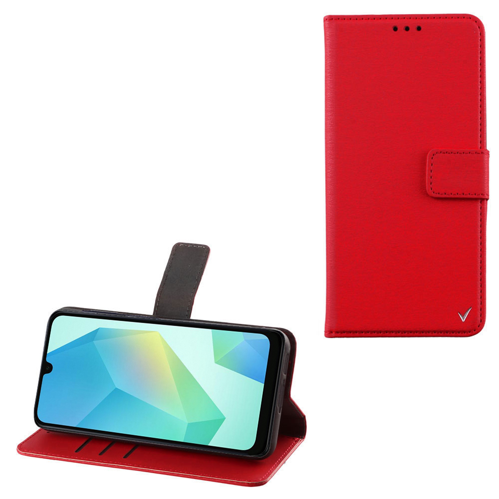 VOLTE-TEL ΘΗΚΗ SAMSUNG A16 4G A165/A16 5G A166 6.7" ALLURE MAGNET BOOK STAND CLIP RED